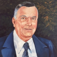 Oil portrait of a man