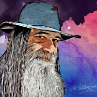 Illustration of a wise man 